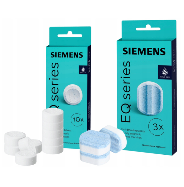 Набір для чищення кавомашини Siemens ( таблетки від накипу Siemens TZ80002A / таблетки від масел Siemens TZ80001A) - зображення 2