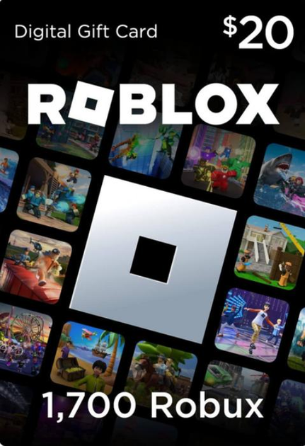Карта пополнения Roblox Gift Card на 1700 ROBUX | 20$ (USD) - изображение 1