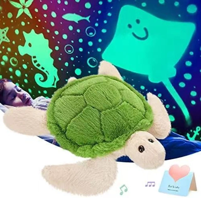 Ночник Черепаха проектор звездного неба dream мягкая игрушка с музыкой Led подсветка 7 цветов - Фото 8 Ночник Черепаха проектор звездного неба dream мягкая игрушка с музыкой Led подсветка 7 цветов - изображение 8