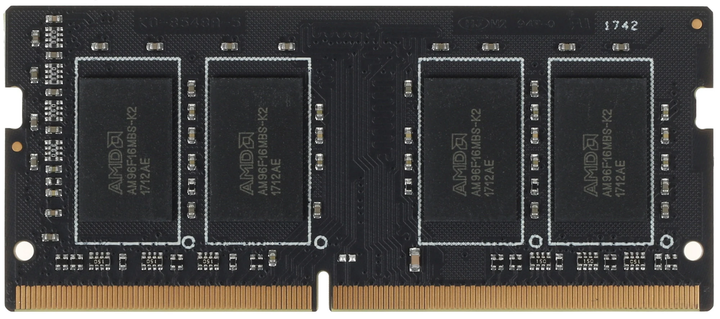 Оперативна пам'ять AMD SODIMM DDR4-2133 4096MB PC4-17000 R7 Series (R744G2133S1S-U) - зображення 1