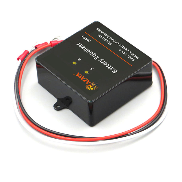 Балансир HA01 для аккумуляторов AGM, GEL, Li-ion, LiFePo4 - 2x12V, 5A, выравниватель заряда 70×70×27мм - изображение 4