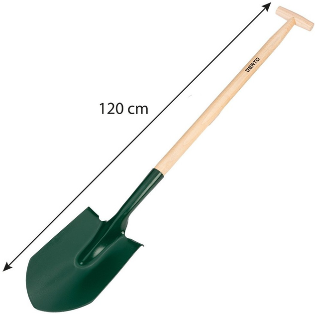 Лопата гостра Verto 120 см 15G027 (5902062042866) - зображення 4