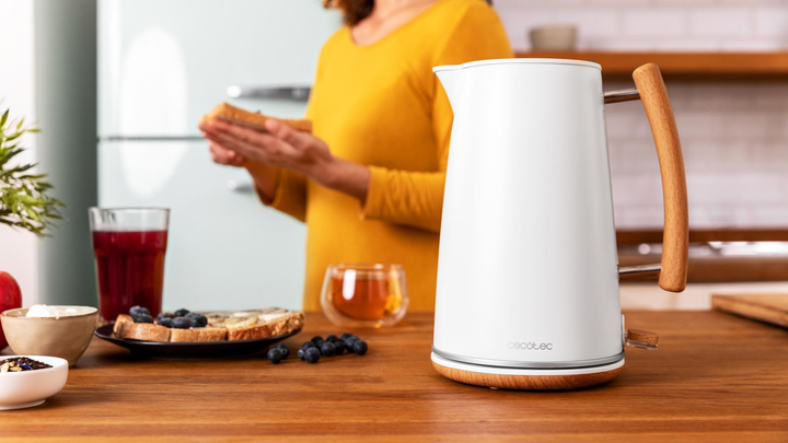 Електрочайник Cecotec ThermoSense 400 White Woody - зображення 2