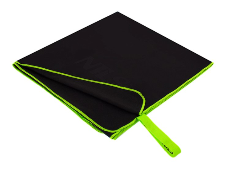 Ręcznik NILS CAMP NCR11 z mikrofibry 140 x 70 cm Czarny (5907695592962) - obraz 3