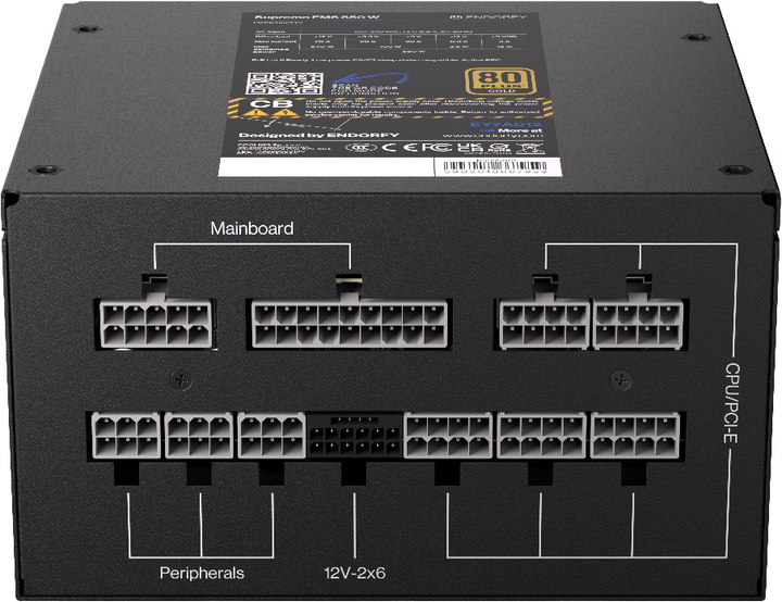 Zasilacz Endorfy Supremo FM6 Gold 850W (EY7A012) - obraz 12