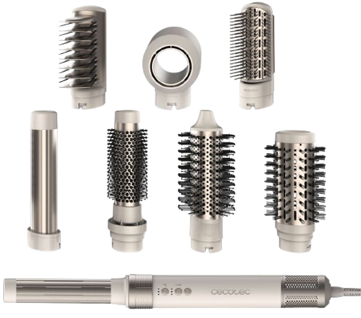 Suszarko-lokówka Cecotec Bamba CeramicCare AirGlam 8 w 1 Champagne (BAMBA CERAMICCARE AIRGLAM CHAMPAGNE) - obraz 1