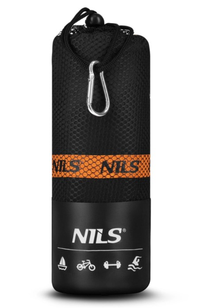 Ręcznik NILS CAMP NCR12 z mikrofibry 180 x 100 cm Czarny (5907695541205) - obraz 6