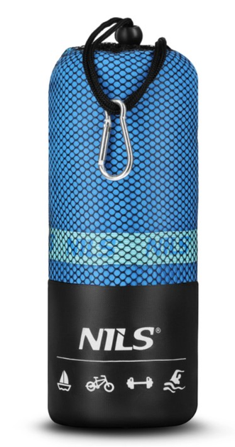 Ręcznik NILS CAMP NCR12 z mikrofibry 180 x 100 cm Niebieski (5907695541229) - obraz 6