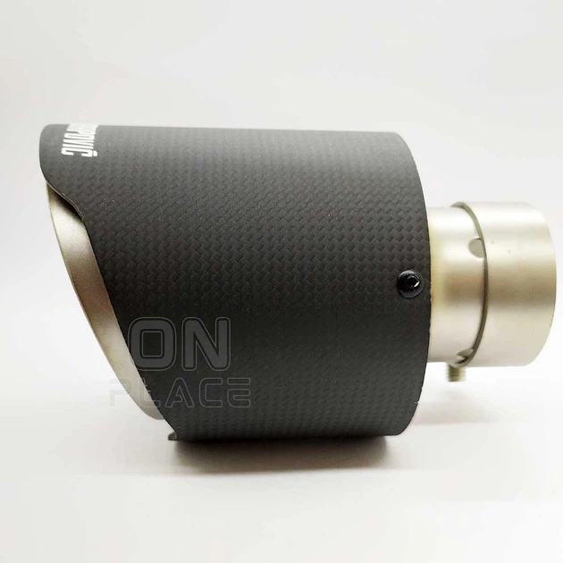 Насадка на глушитель Akrapovic одинарная 53мм-165мм (ZB) | Карбоновая насадка на выхлопную трубу - изображение 6