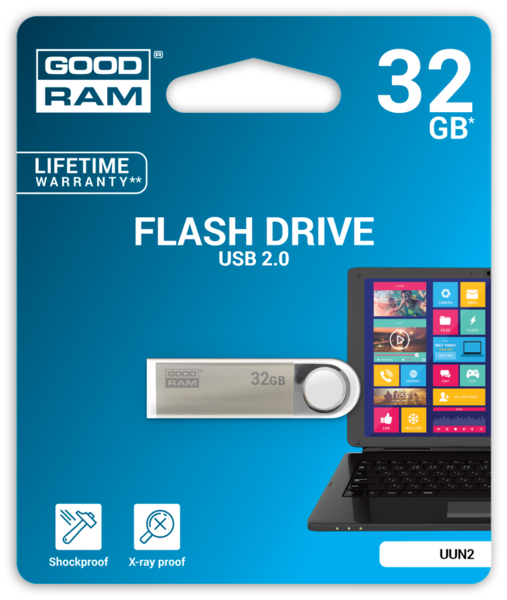Flash Drive Goodram UUN2 Unity 32GB (UUN2-0080S0R11) - Фото 2 Flash Drive Goodram UUN2 Unity 32GB (UUN2-0080S0R11) - зображення 2