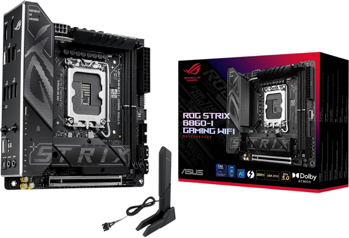 Płyta główna Asus ROG STRIX B860-I GAMING WIFI (s1851, Intel B860, PCI-Ex16) - obraz 10