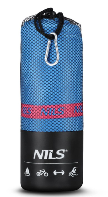 Ręcznik NILS CAMP NCR13 z mikrofibry 200 x 90 cm Niebieski (5907695598773) - obraz 7