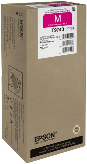 Toner Epson T9743 XXL Magenta (C13T97430N) - obraz 3