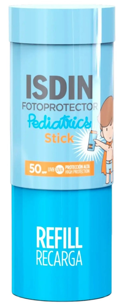 Змінний картридж Сонцезахисний крем для дітей Isdin Fotoprotector Pediatrics Stick SPF 50 20 г (8429420307971) - зображення 1