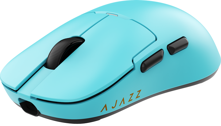 Беспроводная магнитная мышь Ajazz AJ159 APEX PAW3950 400 мАч RGB Голубой - изображение 3