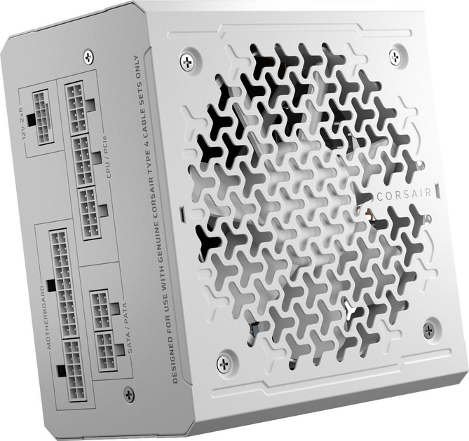 Zasilacz Corsair RM750e Gold 750W White (CP-9020292-EU) - obraz 9