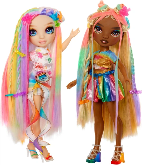 Lalka Rainbow High Hair Chalk & Style Doll Meline (Złota) (526797) (0035051526797) - obraz 6