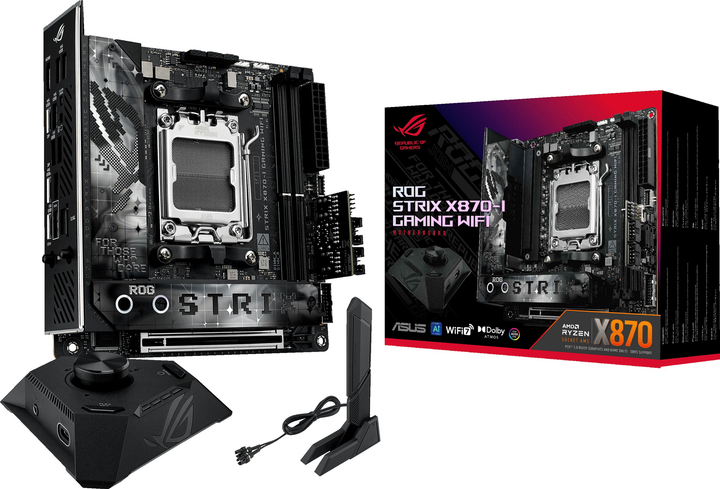 Материнська плата Asus ROG STRIX X870-I GAMING WIFI (sAM5, AMD X870, PCI-Ex16) - зображення 15