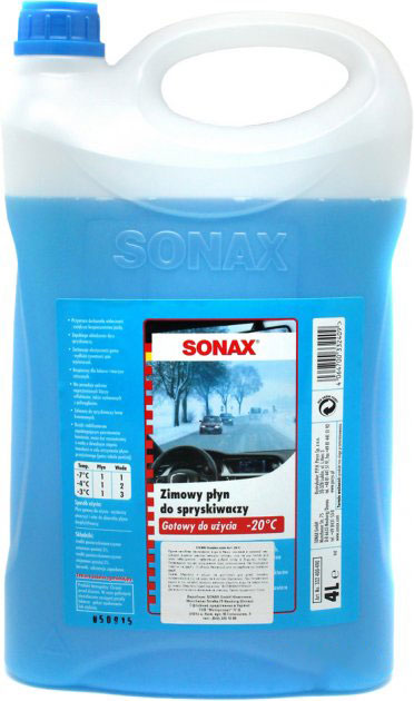 Зимовий омивач скла Sonax -20 °С 4 л 332400 (4064700332409) - зображення 1