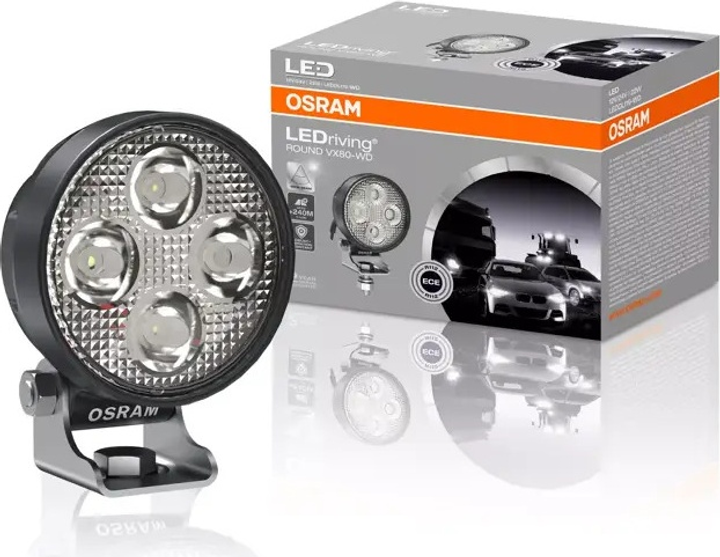 Światło drogowe OSRAM Round VX80-WD (4062172150712) - obraz 5