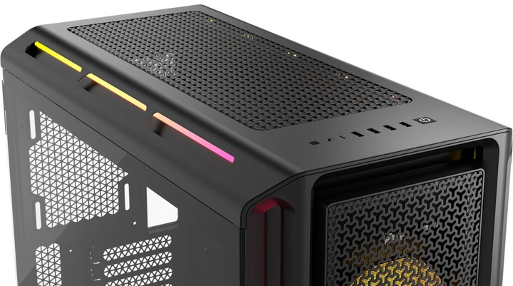 Корпус Corsair iCUE LINK 5000T LX RGB Black (CC-9011298-WW) - зображення 2
