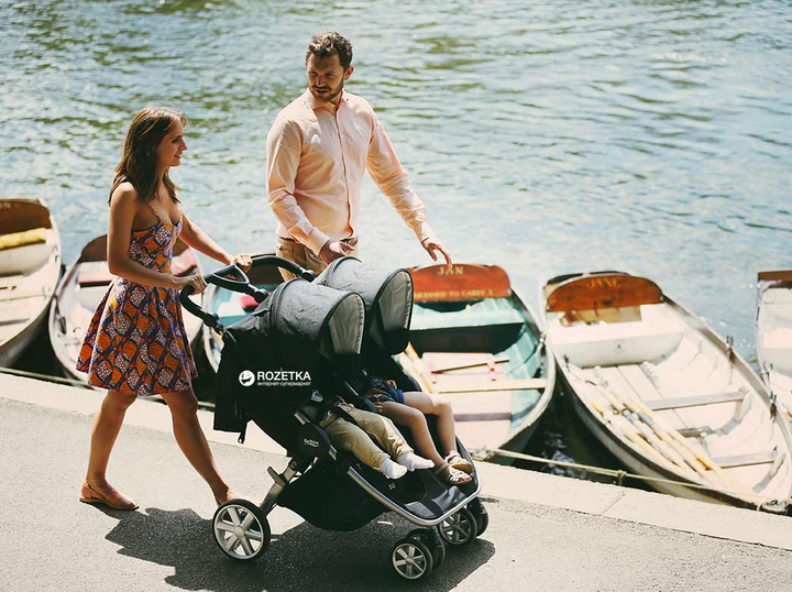 Britax b agile shop double steel grey