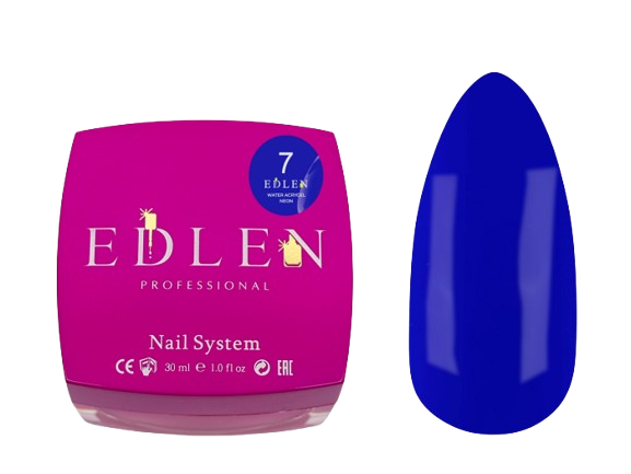 Акригель Edlen Water Neon №07, 30 мл - Фото 1 Акригель Edlen Water Neon №07, 30 мл - изображение 1