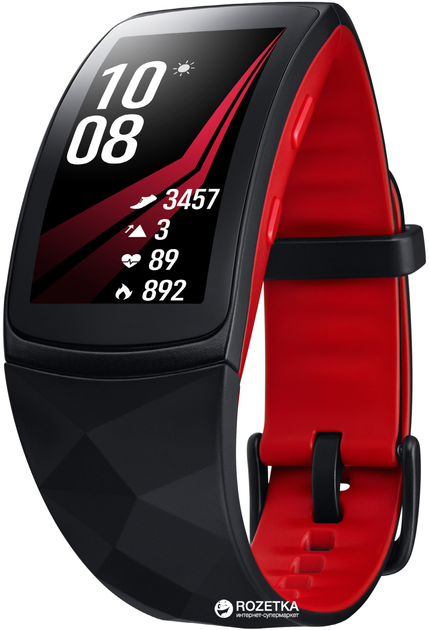 Samsung gear fit2 pro red sales large