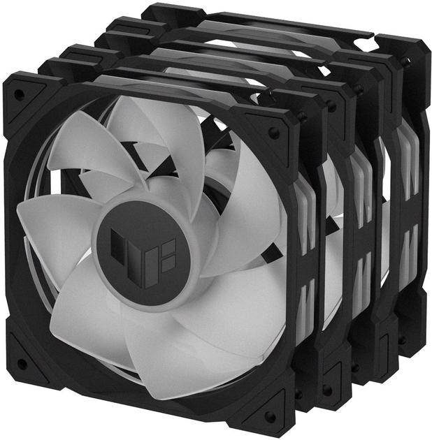 Zestaw wentylatorów ASUS TUF Gaming TR120 ARGB Triple Pack Reverse Blade Black (90DA00D0-B09020) - obraz 7