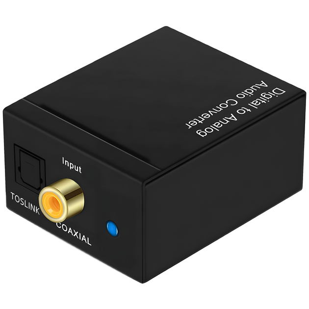 Цифро-аналоговый преобразователь аудио Addap DAC-03(2), ЦАП из Toslink (SPDIF) и Коаксиала на RCA - изображение 3