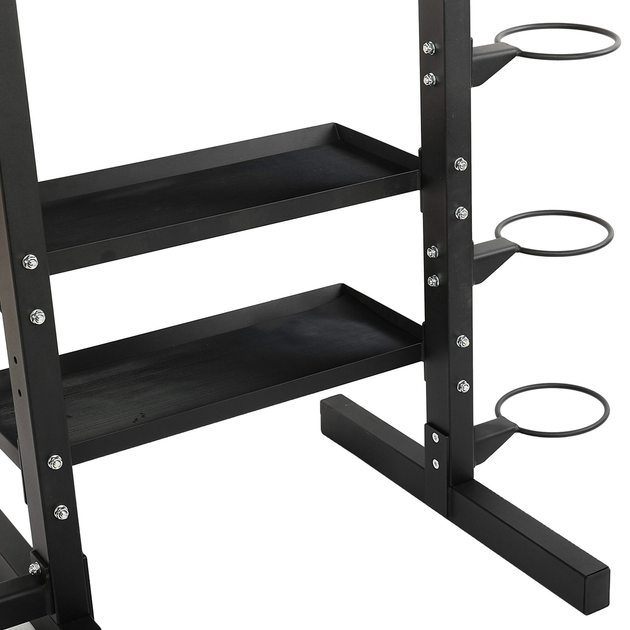 Стеллаж модульный для инвентаря кроссфит LiveUp LP8897 STORAGE RACK 3ящ - Фото 5 Стеллаж модульный для инвентаря кроссфит LiveUp LP8897 STORAGE RACK 3ящ - изображение 5