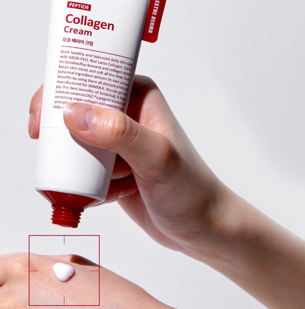 Крем для обличчя Medipeel Red Lacto Collagen Peptide Barrier зволожуючий 80 мл (8809941822342) - зображення 3