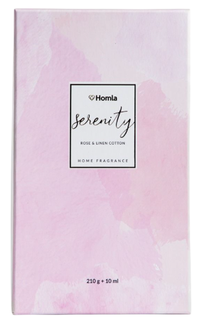 Zestaw zapachowy HOMLA Serenity Olejek zapachowy Rose & Linen Cotton 10 ml + Naturalne kryształy 210 g (5906496719295) - obraz 9
