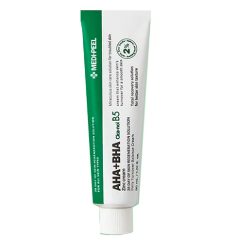 Крем із кислотним комплексом і цинком Medi-Peel AHA BHA Zinc Cica-Nol B5 Cream 30 ml - зображення 3