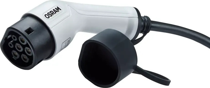 Kabel OSRAM do ładowania pojazdów elektrycznych OCC23205 7 Pin 32A 7.2 kW Type 2/Type 2 (4052899624122) - obraz 3