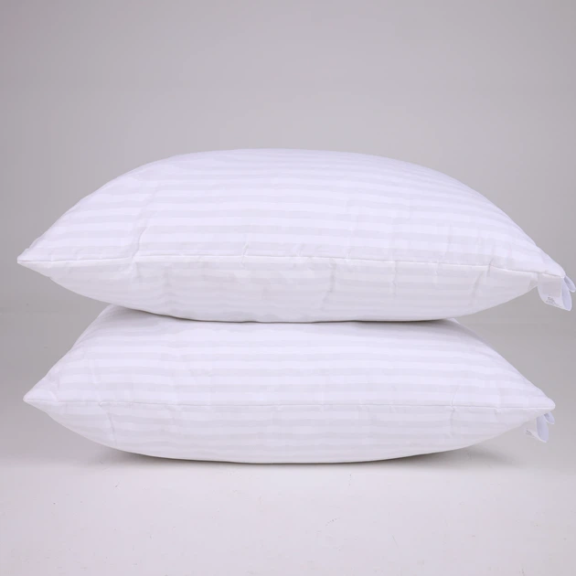 Набор подушек MirSon Сolor Fun Line 17-0605 Stripe White № 0122 Хлопок средняя 50x70 см 2 шт (2200011158549) - изображение 2