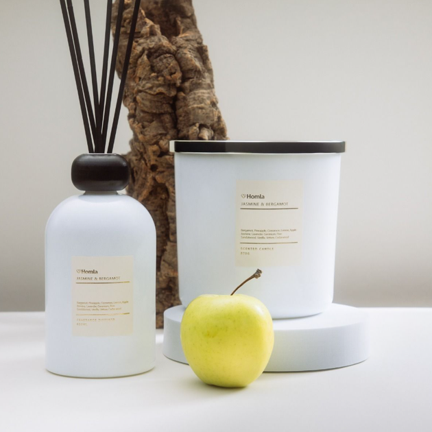 Аромадифузор HOMLA Veluma Aura Jasmine&Bergamot 500 мл (5906496740213) - зображення 6