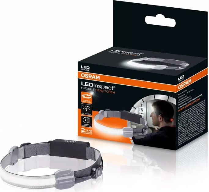 Lampa czołowa OSRAM LEDinspect Flexible Head Torch (4052899630994) - obraz 2