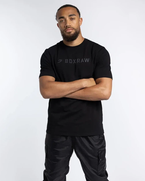 Футболка BOXRAW ABC XS Чорна/Чорна - изображение 5