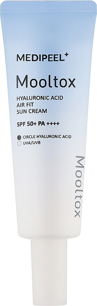 Сонцезахисний крем для обличчя Medipeel Mooltox Hyaluronic Acid SPF50+ 50 мл (8809941822199) - зображення 1