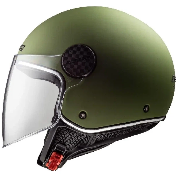 Мотошолом LS2 OF558 Sphere 2 Solid Matt Military Green - XS - зображення 3
