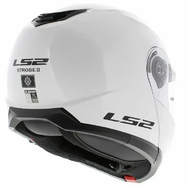 Мотошолом LS2 FF908 Strobe 2 Gloss White - L - зображення 2