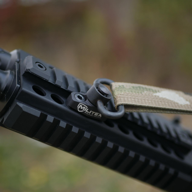 Двухточечный оружейный ремень с QD антабками M-lok и быстрой регулировкой Multicam USA - изображение 9