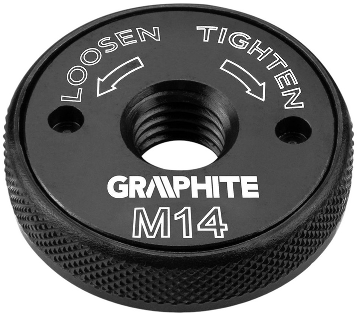 Швидкозатискна гайка Graphite для кутової шліфувальної машини M14 56H421 (5902062107015) - зображення 2