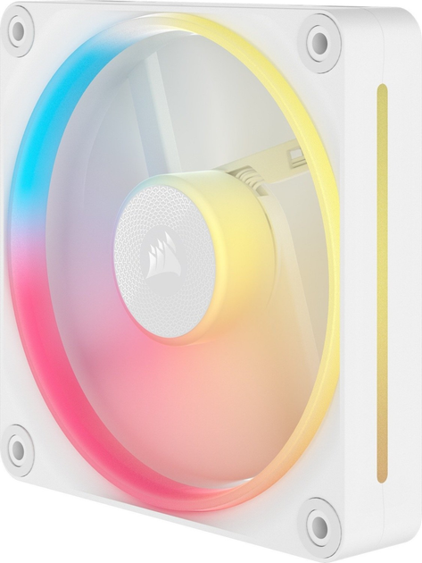 Wentylator Corsair iCUE LINK LX120-R RGB 120 mm White (CO-9051053-WW) - obraz 3