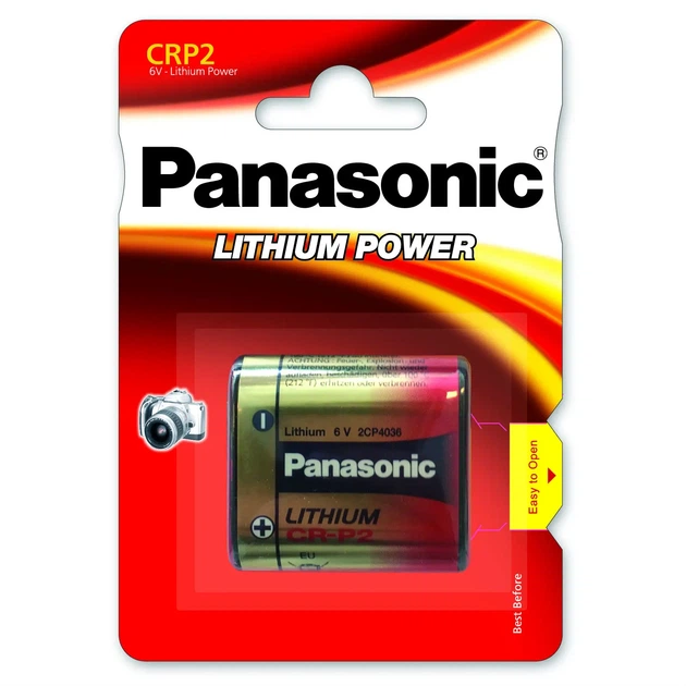 Батарейка в змішувач PANASONIC CR-P2 Lithium, 6V, 1x1 шт - Фото 1 Батарейка в змішувач PANASONIC CR-P2 Lithium, 6V, 1x1 шт - изображение 1