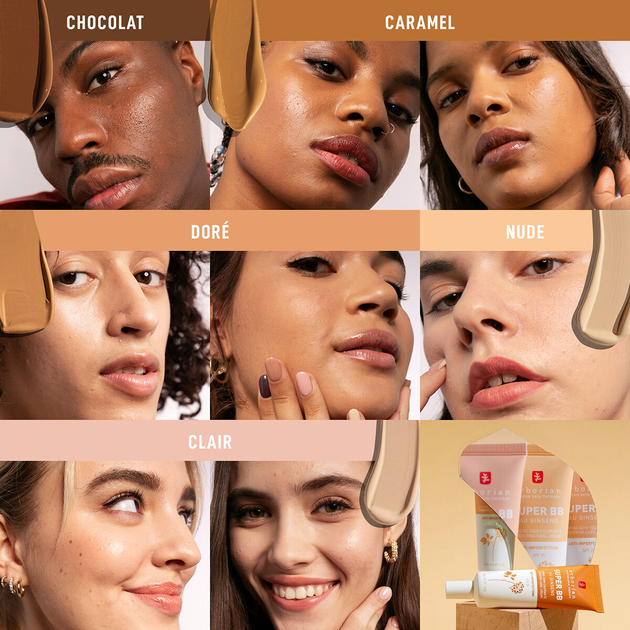BB-крем Erborian Super BB Au Ginseng Nude SPF 20 15 мл (8809255787122) - зображення 7