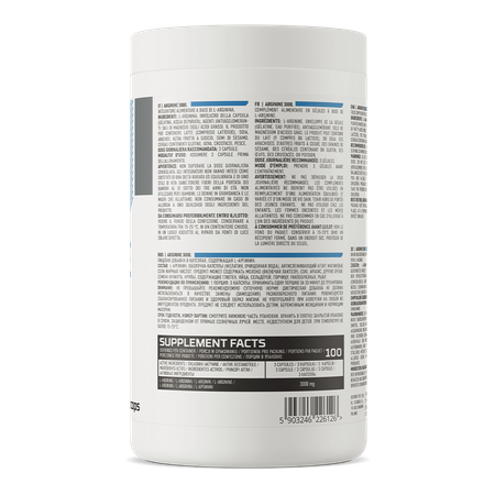 Л-Аргінін OstroVit (Arginine) 3000 мг 300 капсул - зображення 3