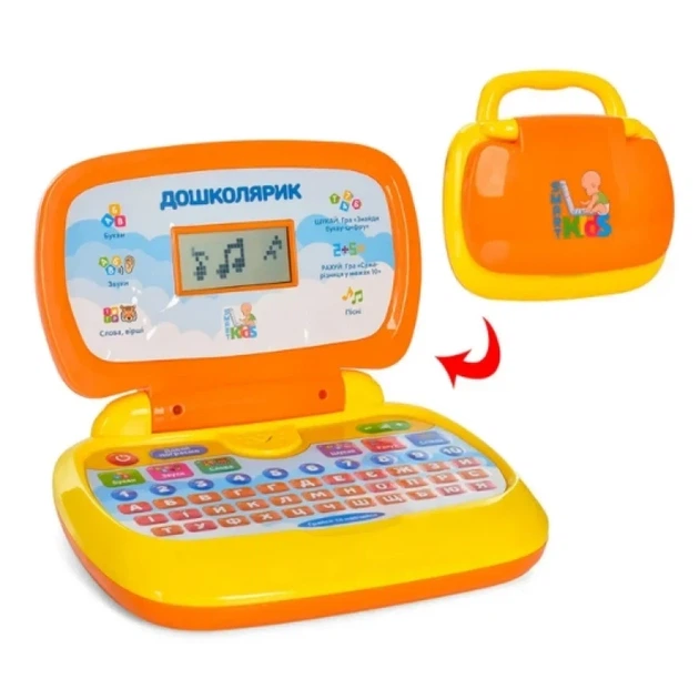 ДИТЯЧИЙ НОУТБУК LIMO TOY ДОШКОЛЯРИК - Фото 3 ДИТЯЧИЙ НОУТБУК LIMO TOY ДОШКОЛЯРИК - зображення 3
