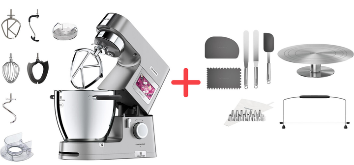 Кухонна машина Kenwood KCL95.004SI Cooking Chef XL + Кондитерський набір Kenwood KWSD100 в подарунок! - зображення 1